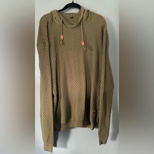 Waffle knit style pull over hoodie. 3XL never worn